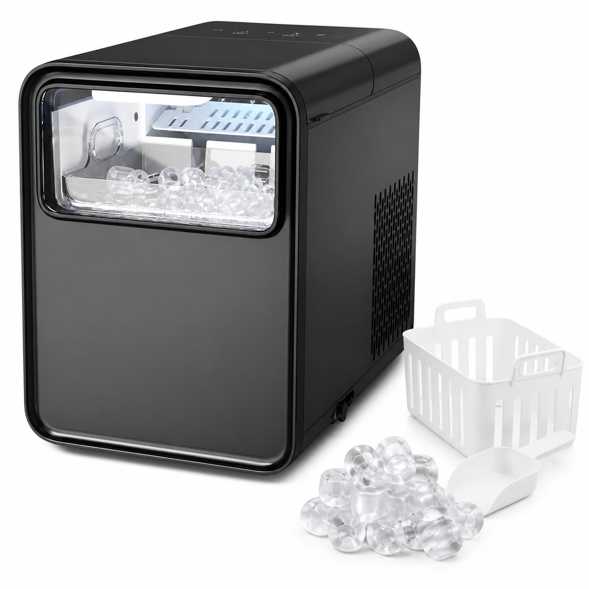 Máquina de Hacer Hielo for Encimera con Tanque de 1,5 L for el Hogar