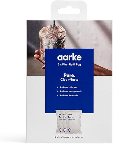 aarke Recambio de filtro  Puro  Gránulos de repuesto para purificador Aarke  Paquete de 3
