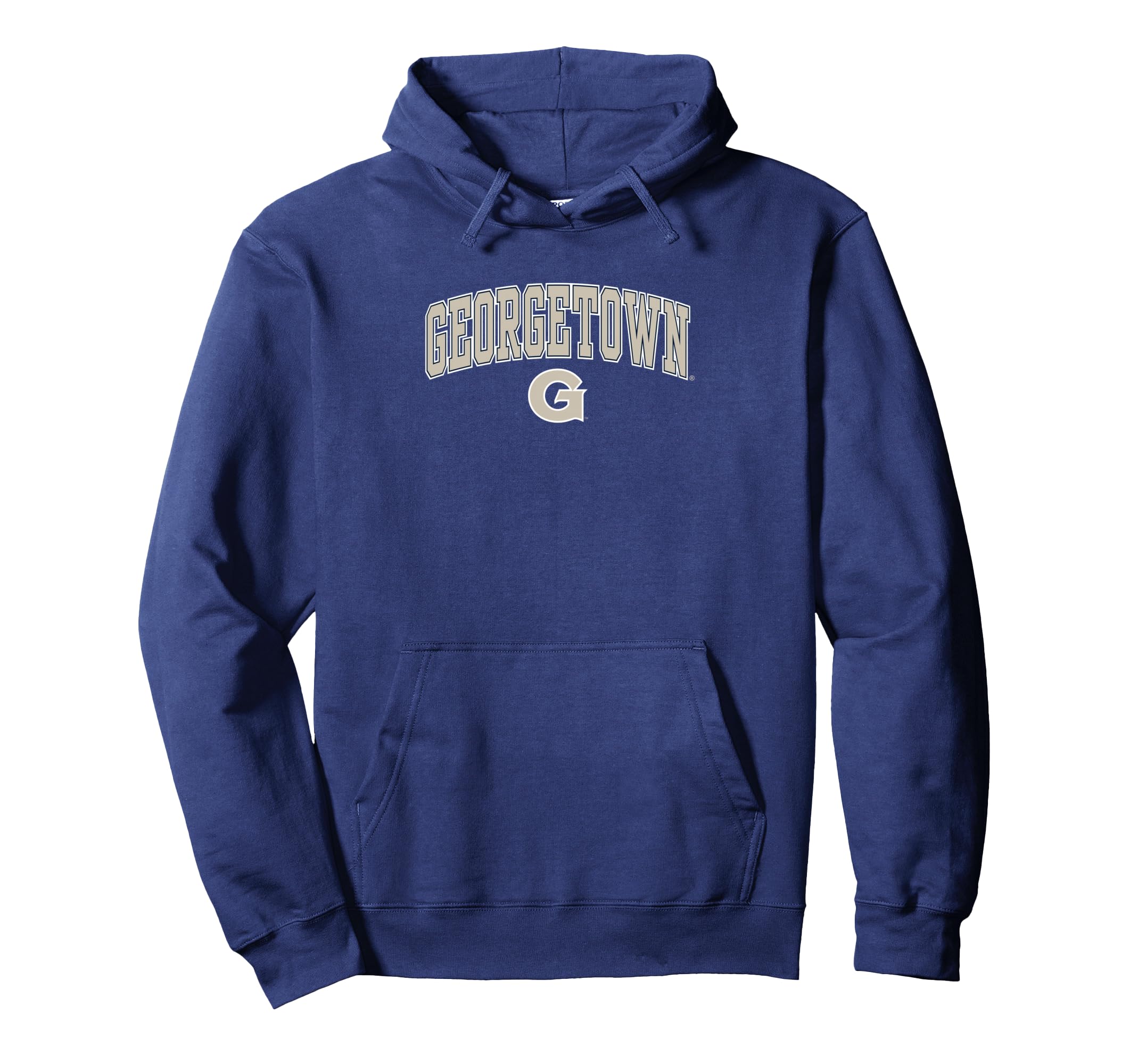Georgetown Hoyas Arch Over Navy Officially Licensed Pullover Hoodie Small