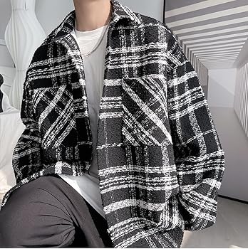 A17746 美品 ネイバーフッド ランバーチェックシャツ 白黒 M 厚手 A17746 美品 ネイバーフッド ランバーチェックシャツ 白黒 M 厚手