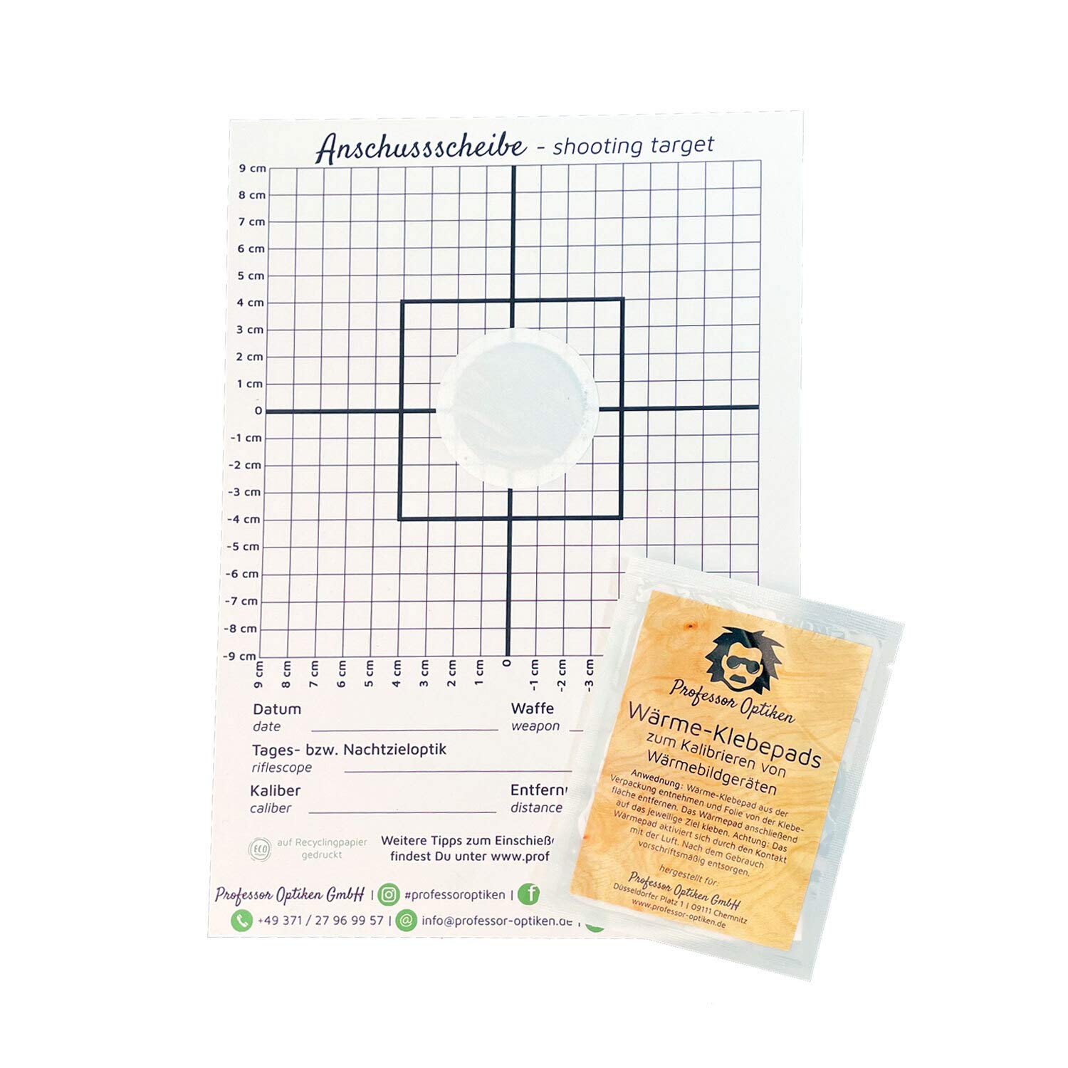 AMR Thermo Vision Target Pads - Wärme-Klebepads Für Wärmebildgeräte Kalibrierung