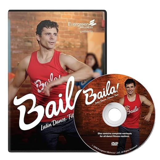 Baila! Latin Dance Workout DVD - Enjoy 5 Exhilarating 20-Minute Cardio Dance Fitness Sessions Set To The Sounds of Latin Music - No Dance Experience Or Partner Required For This Dance Workout DVD
