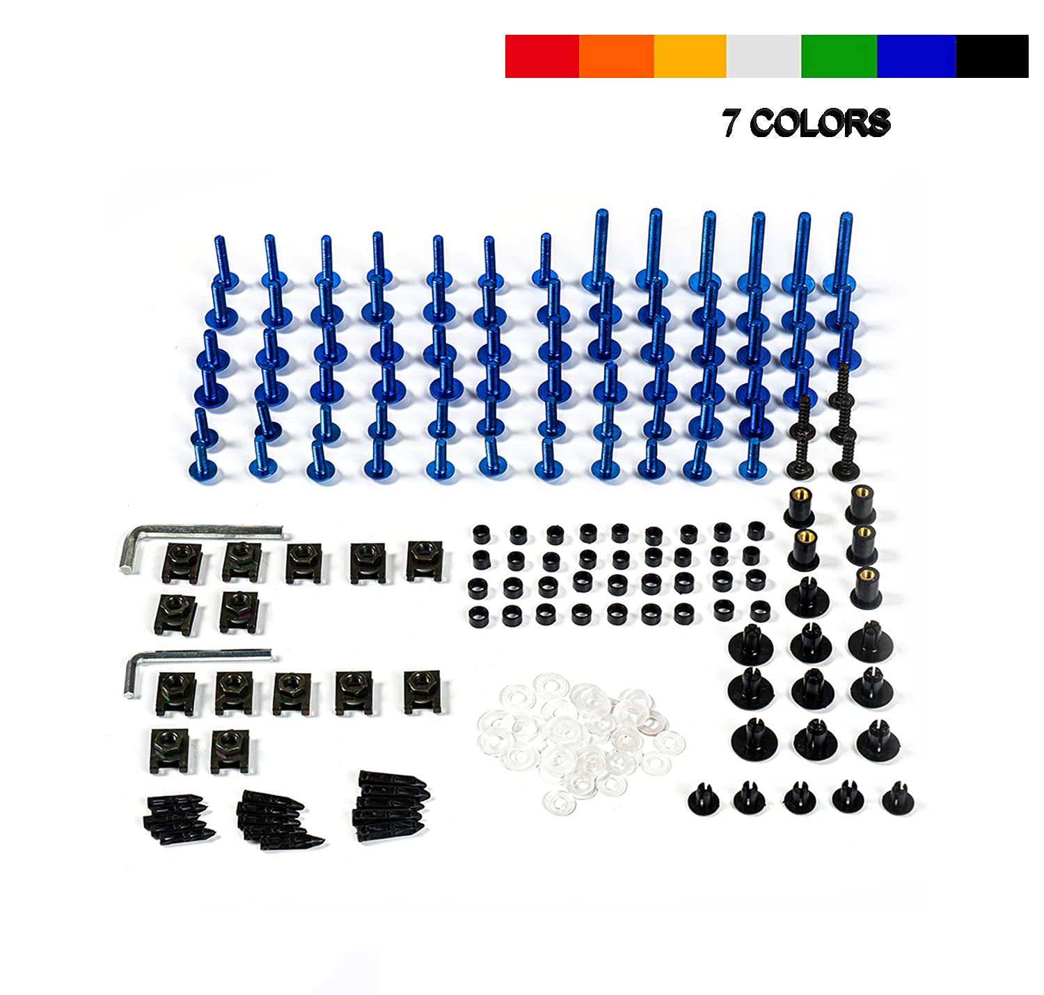 そらかい Amazon.com: Fairing Bolt Kit for Kawasaki ZX12R 2000 2001