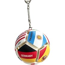 2026 World Cup Soccer Fidget Toy - 3D Printed Flags Clicker Keychain - Anxiety Relief Desk Gadget for Men & Teens