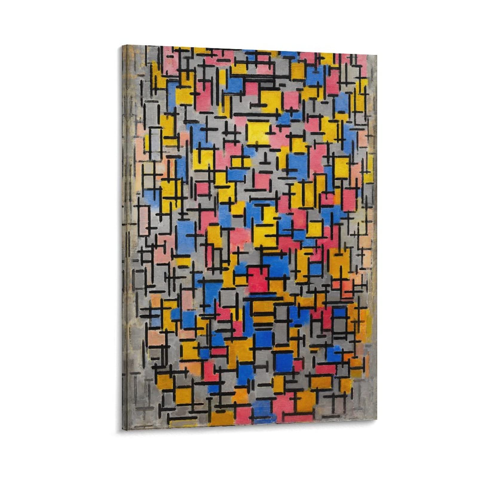 Amazon.co.jp: Piet Mondrianピート・モンドリアン絵画作品『コン