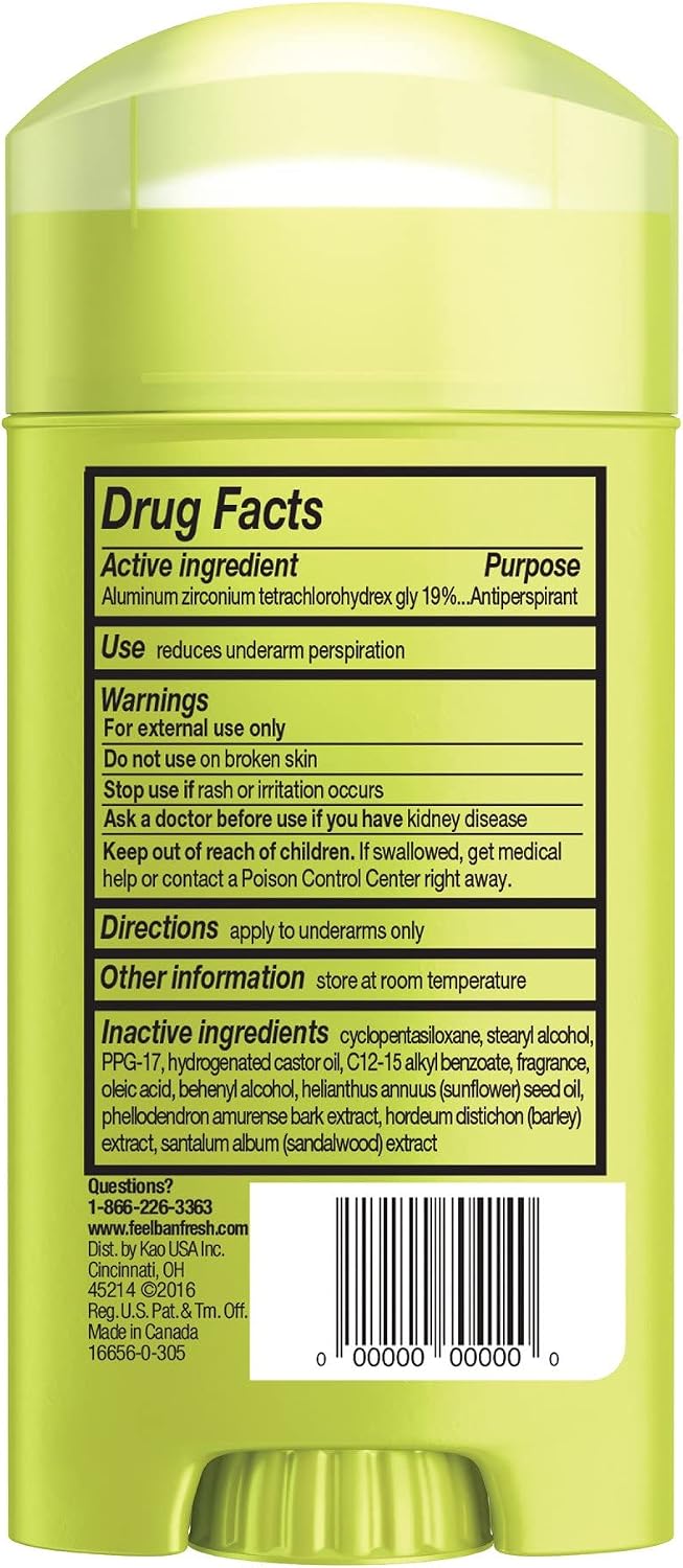 Ban Invisible Solid Deodorant, Sweet Simplicity - 2.6 oz - 2 pk