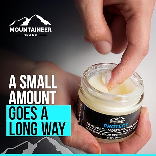 Miniatura 5 de Bálsamo Hidratante Natural de la marca Mountaineer con aroma fresco y natural Cuidado para cabeza calva para hombres Bálsamo no graso