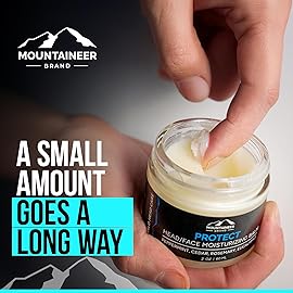 Mountaineer Brand Natural Moisturiser with Fresh & Natural Scent | Bald Head Care for Men | Non-Greasy Scalp and Face Balm | Made in West Virginia | Protect | 2oz