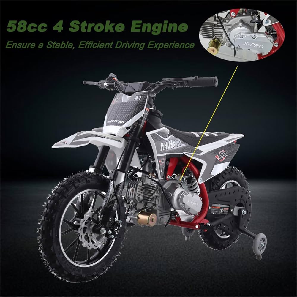 Amazon.com: X-PRO Hawk 60 Gas Powered Dirt Bike with CVT