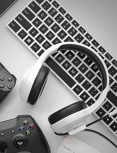 Miniatura 2 de ZIUMIER Auriculares Blancos para Juegos para PC, PS4, PS5, Xbox One, Xbox Series SX, Switch, Micrófono con Cancelación de Ruido, Sonido Estéreo