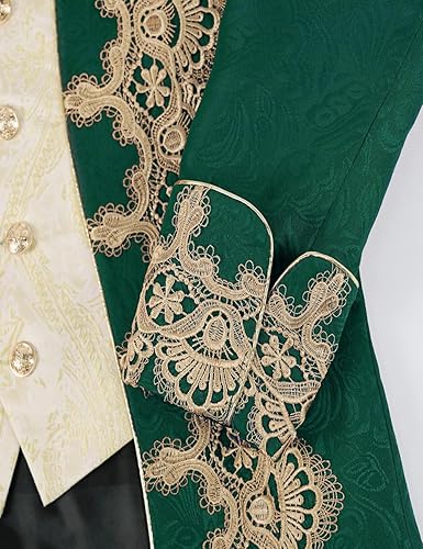 Miniatura 6 de Crubelon Chaqueta medieval steampunk para hombre, estilo gótico, victoriano, uniforme