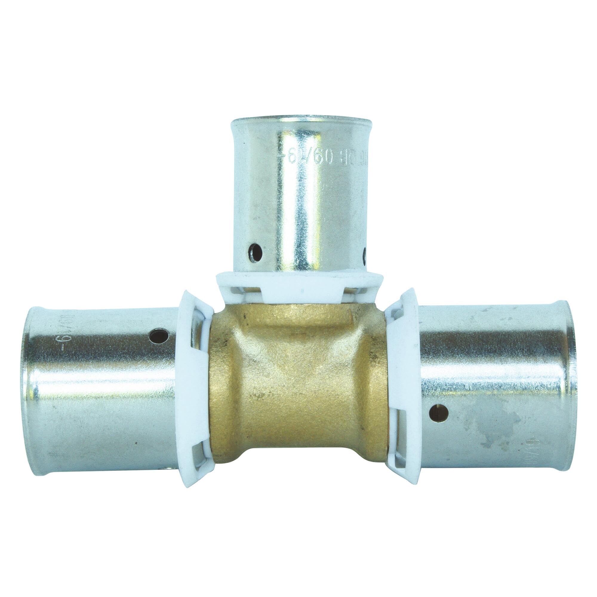 Somatherm 3313-20-16-20 Reducing Crimping Tee 20-16-20, Grey, Gray - Image 3