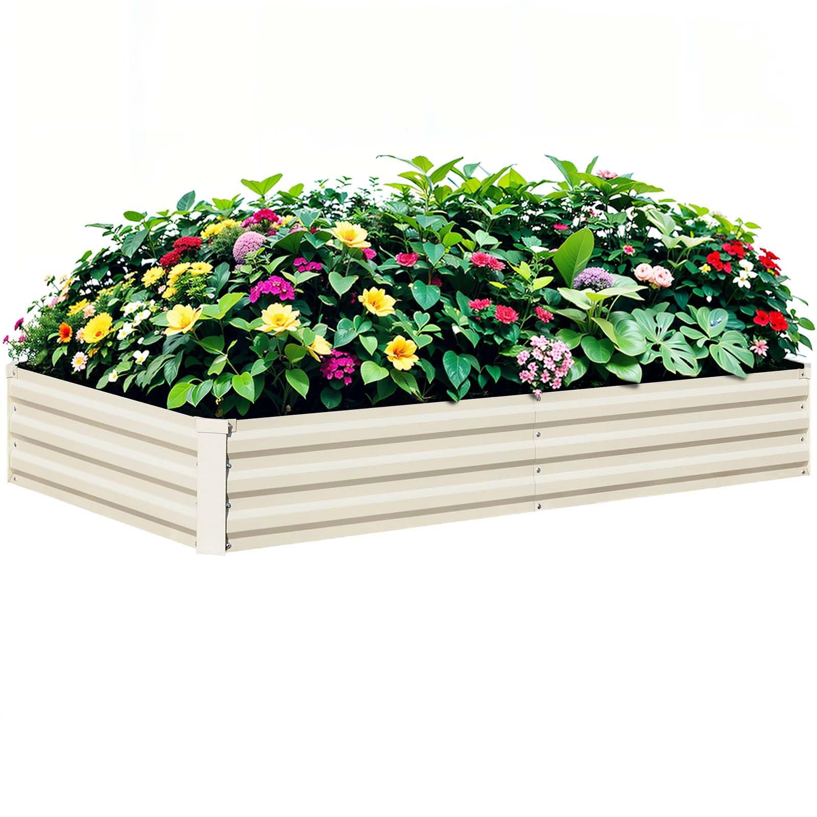 BUTUNITA Raised Garden Bed Beige