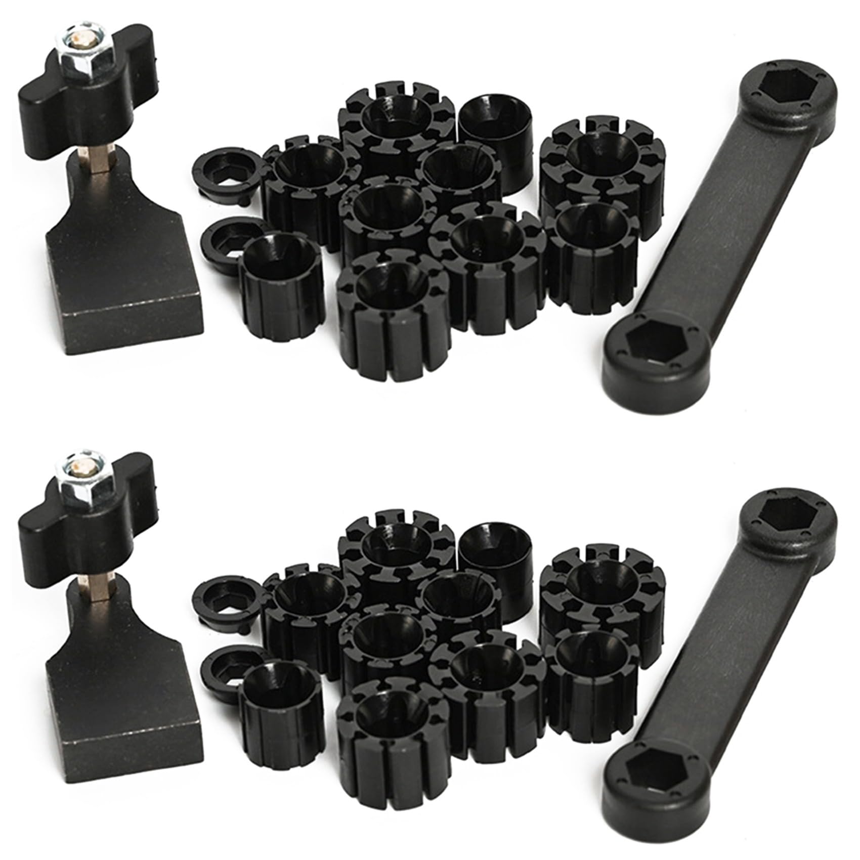 Vjsujehgy 2X Jewelry Tools Ring Inlays Clamp Ring Inlay Tools Mini Engraving Ball Accessories