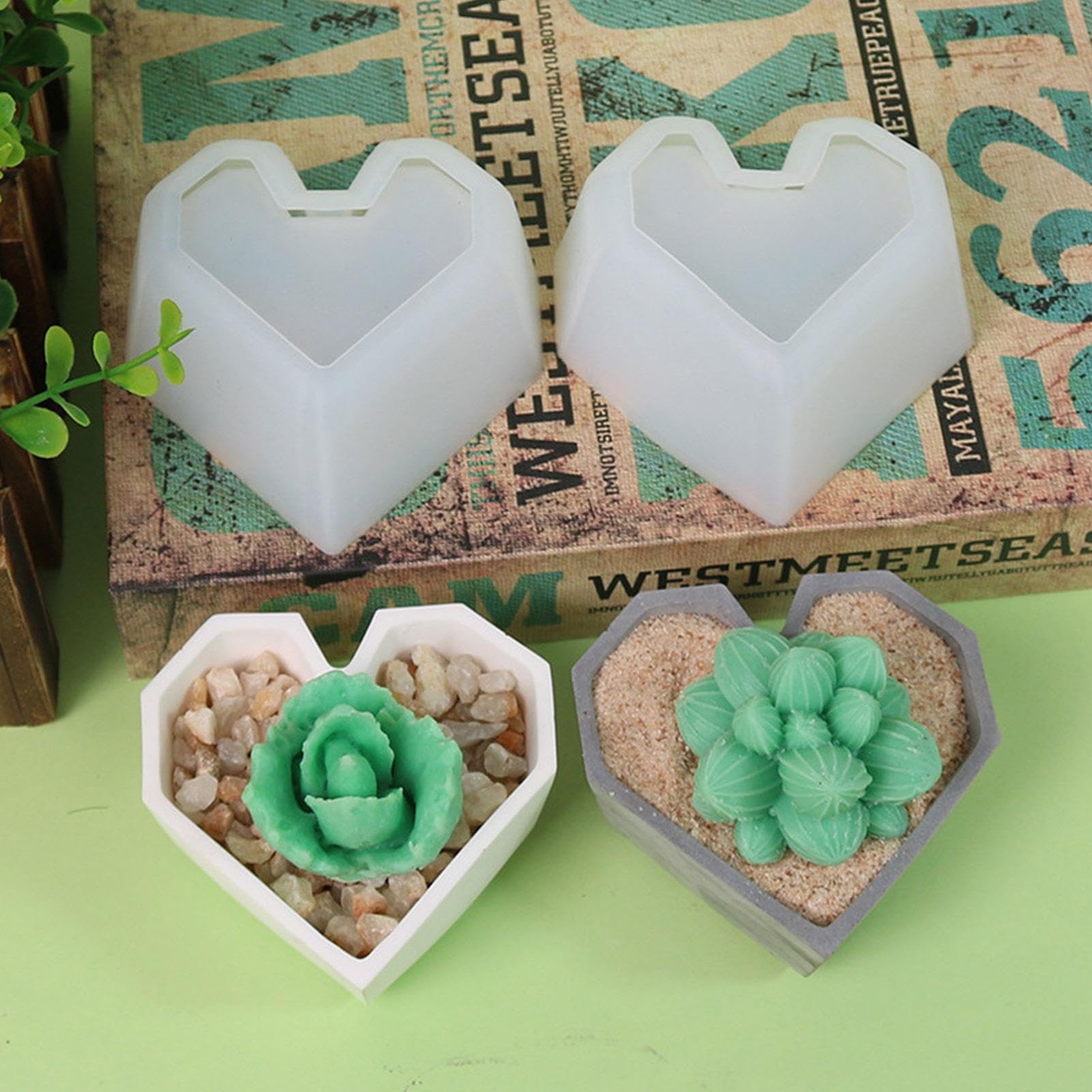 Amazon.co.jp: ハート型プランター型 - 装飾的なハート型の植木鉢を