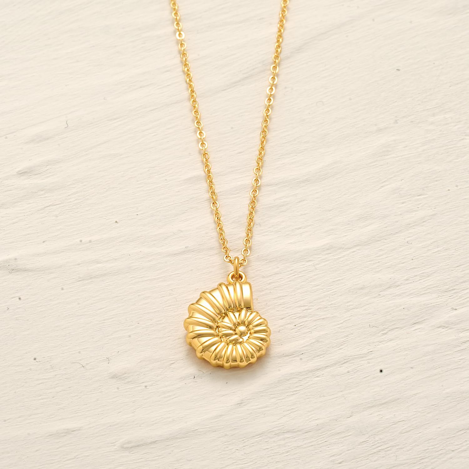 MYEARS Women Gold Necklace Pendant 14K Simple Dainty Chain Everyday Summer Beach Jewelry - Image 6