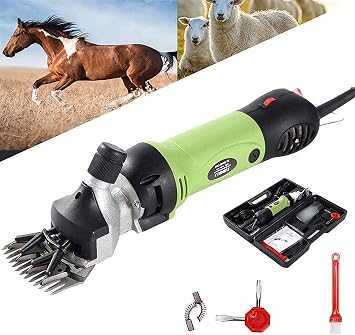 Electric Sheep Shears 690W Shearing Machine Heavy Duty Grooming Goat Clippers Farm Animal Shave Too