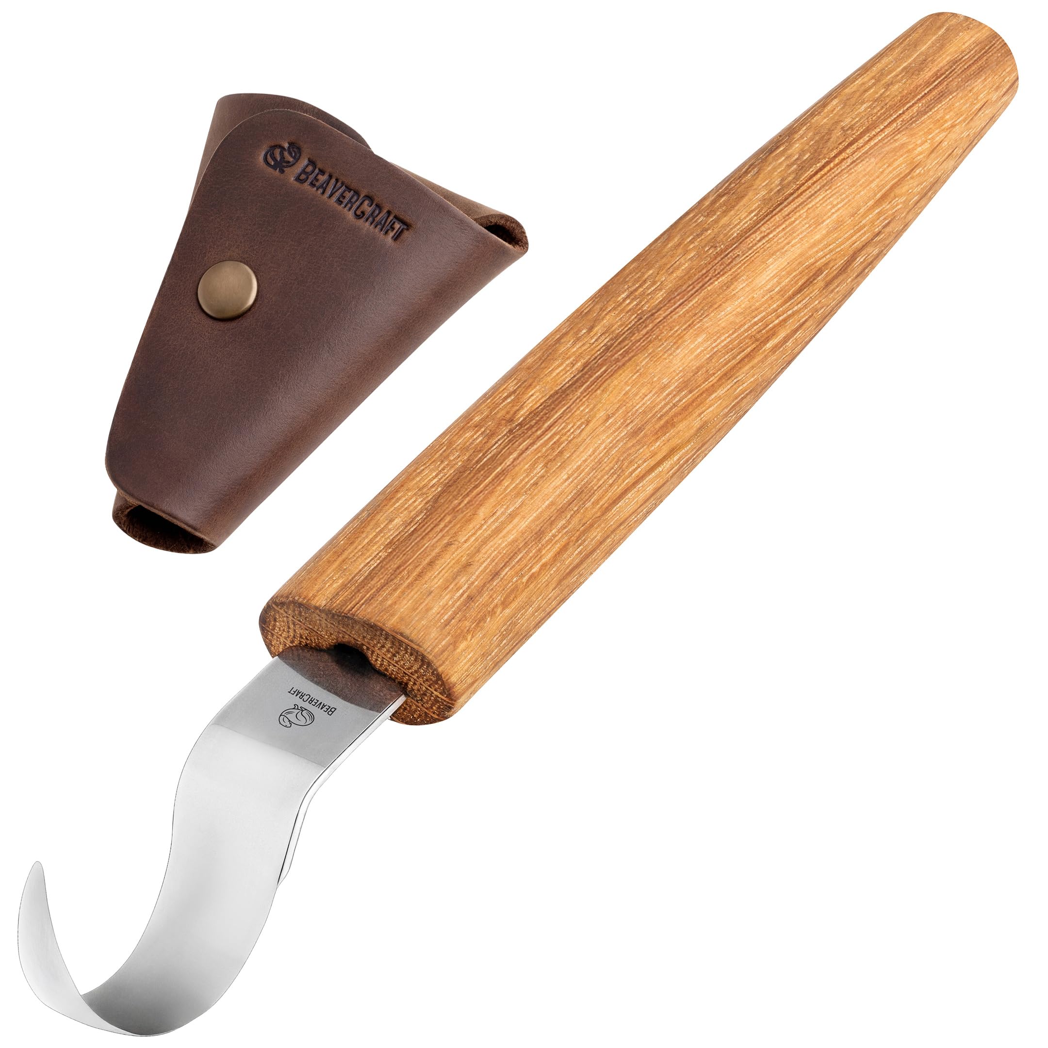 Amazon | Beavercraft, フックナイフ ウッドカービング SK1S皮鞘付き