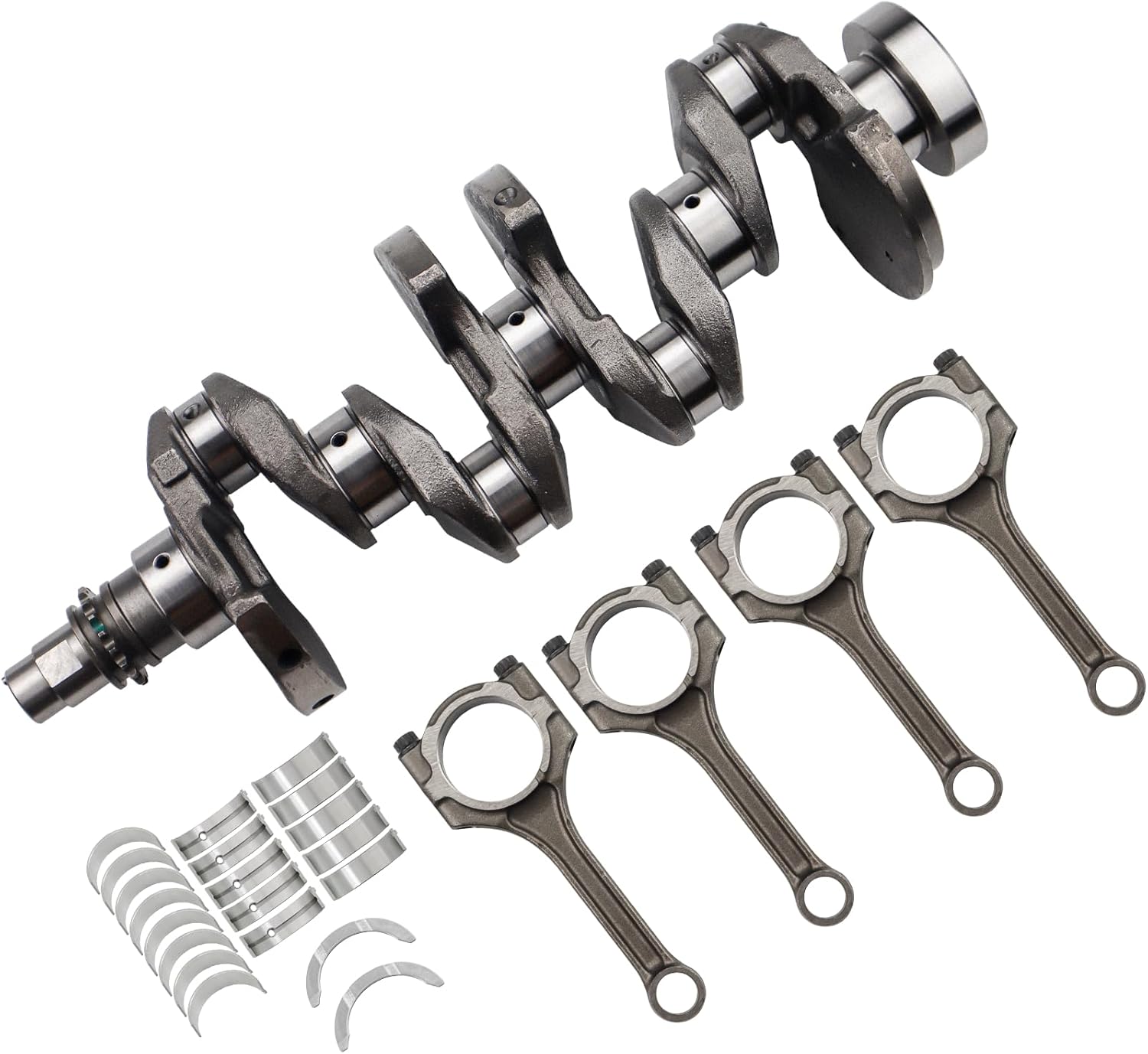 G4FD 1.6L Engine Crankshaft Rods Rods & Bearing Set For Hyundai Kia Rio 1.6L DOHC 2012-2016 Repalce 23110-2B610 23510-2B010 21020-2B100