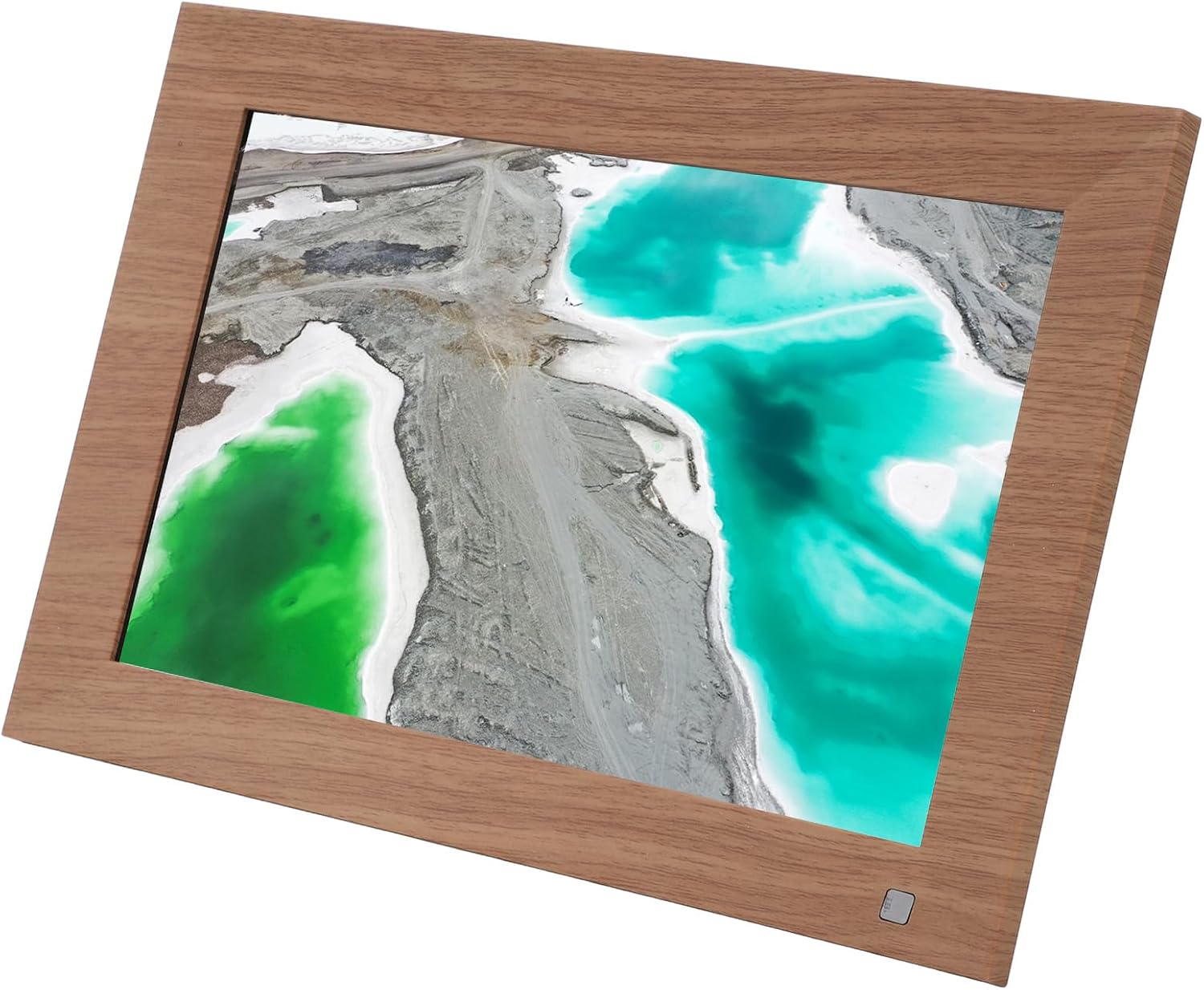 10.1in Digital Photo Frame, Screen, App Support, Photo Rotation, Multifunction, for Banks, Shopping Malls, Companies (US Plug)