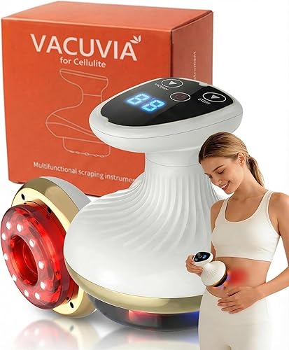 Removedor de celulitis, piel más firme, más tonificada, masaje profundo, firmeza natural de la piel, 9 niveles de succión y calor, recargable ayuda