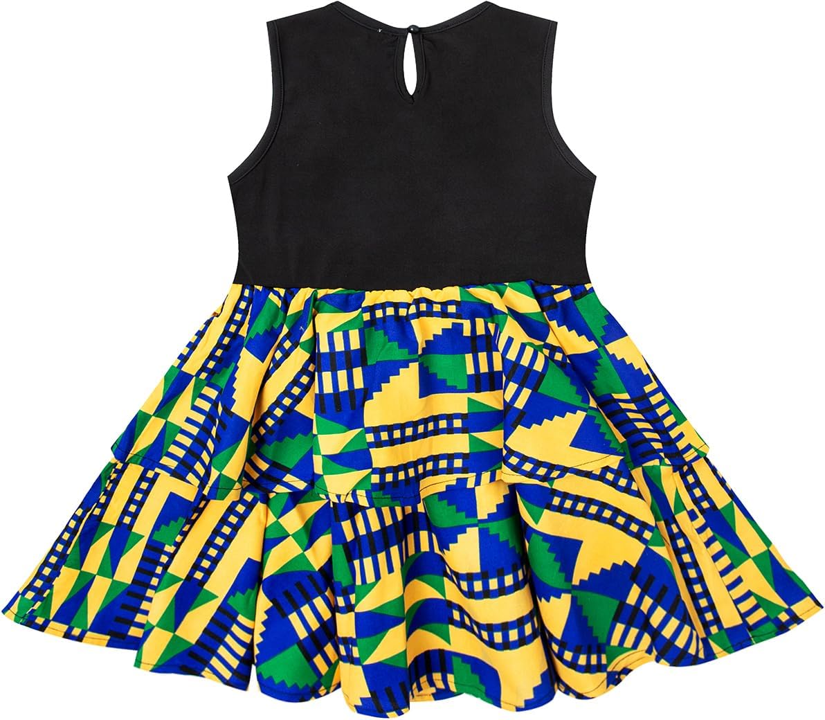 Girls African Print Dress Kente Wax Dresses