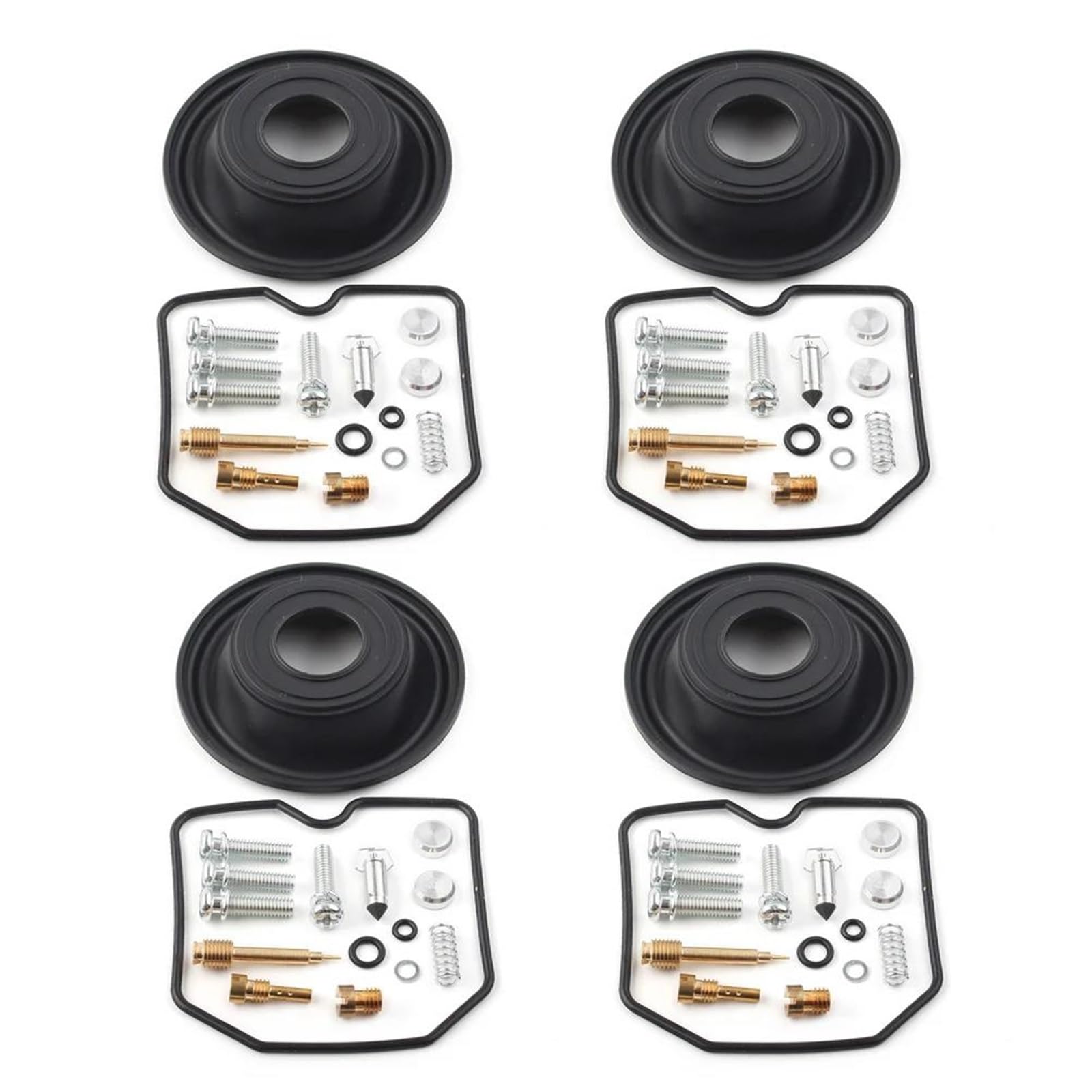 Carburateur pour ZX900 Ninja lot de 4 kits de réparation avec diaphragme et piston WOODEY