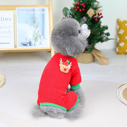 Miniatura 3 de Ropa para perros, sudaderas para perros pequeños, ropa para mascotas, overol con peto, chaqueta de forro polar de cuatro patas, overol para perro,