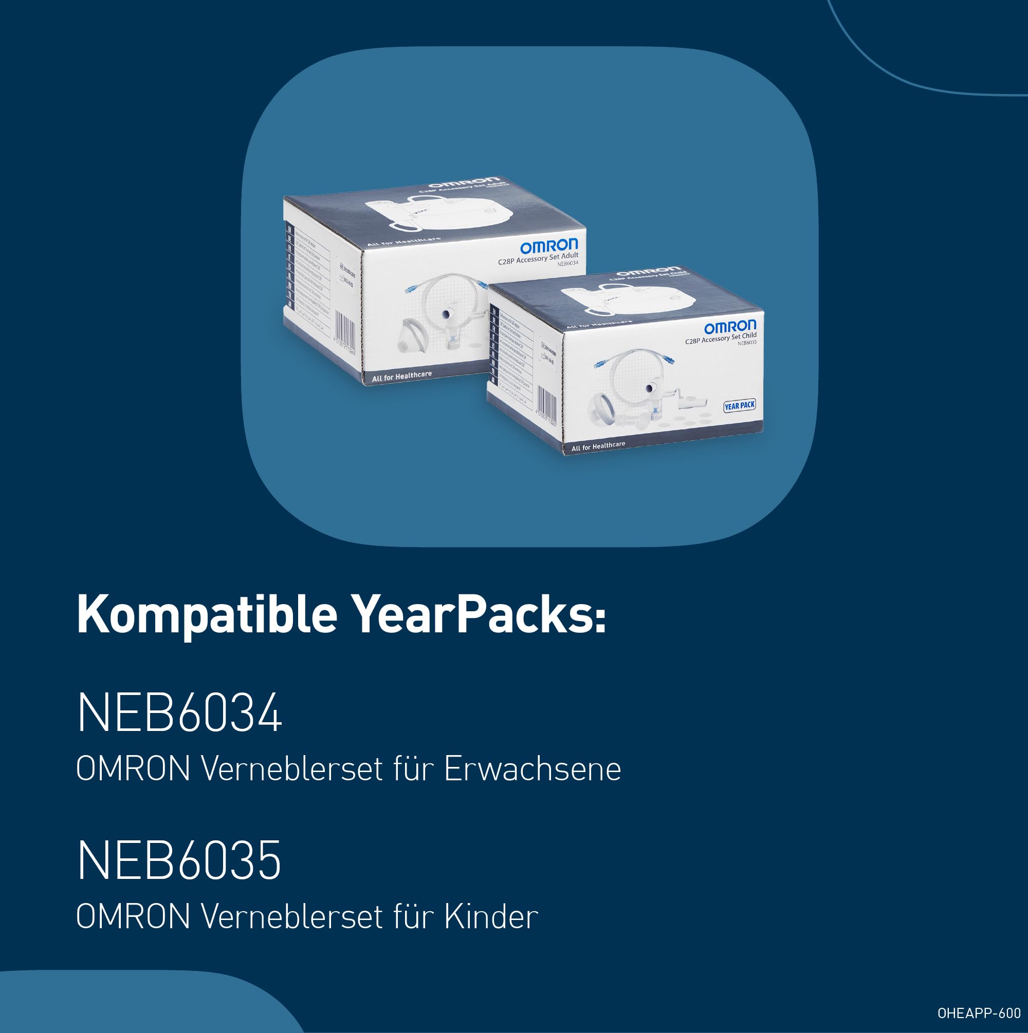 OMRON X105 Advanced All-in-One Kompressor-Vernebler für Erwachsene/Kinder | Effektives Inhalationsgerät zur Behandlung akuter und chronischer Atemwegserkrankungen zu Hause