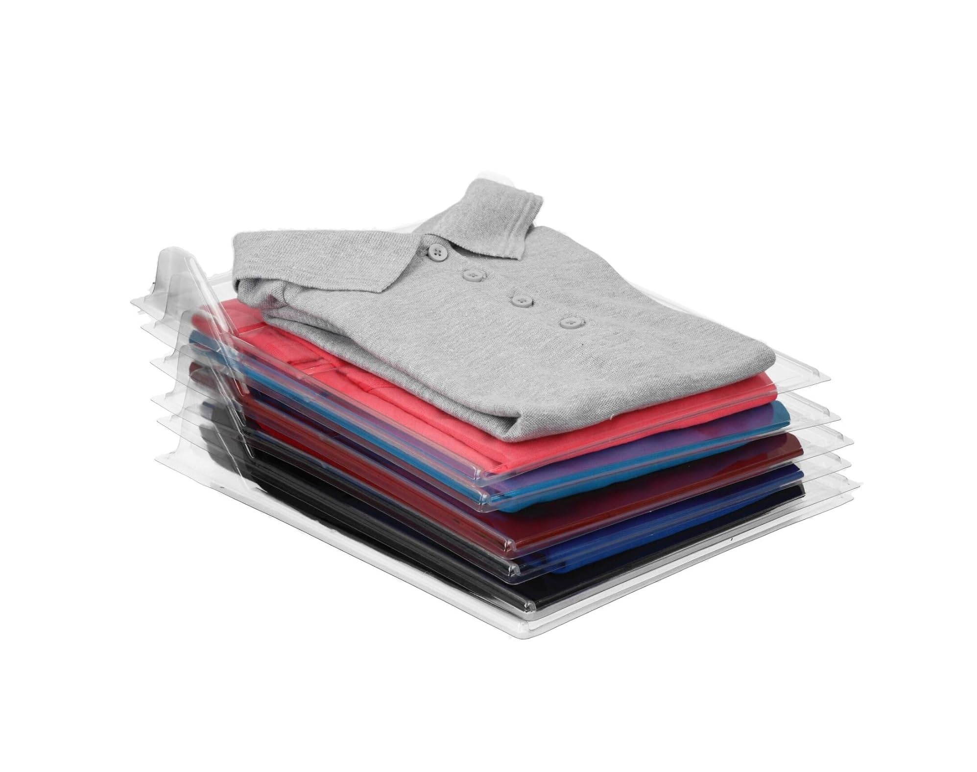 tempo di saldi BES SRL Space-Saving Organizer T-Shirt Shirts Folding Documents Wardrobe Suitcase 10 Pieces