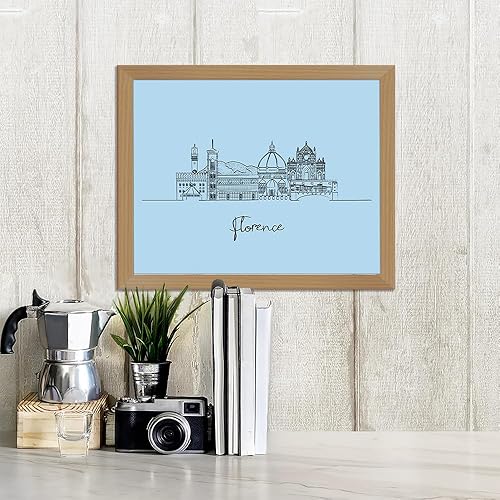 Vista 247 de TJ Originals - Barcelona, Madrid y España vistas de la ciudad, arte de pared ilustrado a mano, decoración de pared de sala de estar - Pósteres