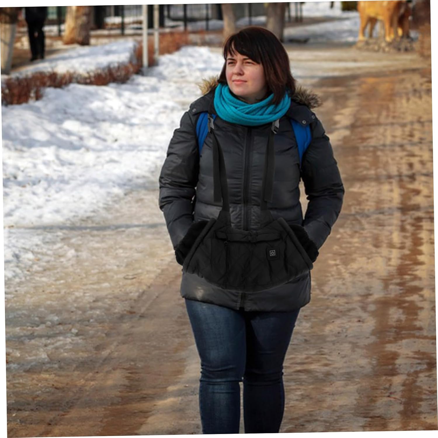 Electric Heated Hands Portable USB Warmer Bag for Winter Stylish Hand Warmer Pouch for Cold Weather Friends and Family Comfortable and Elegant Design