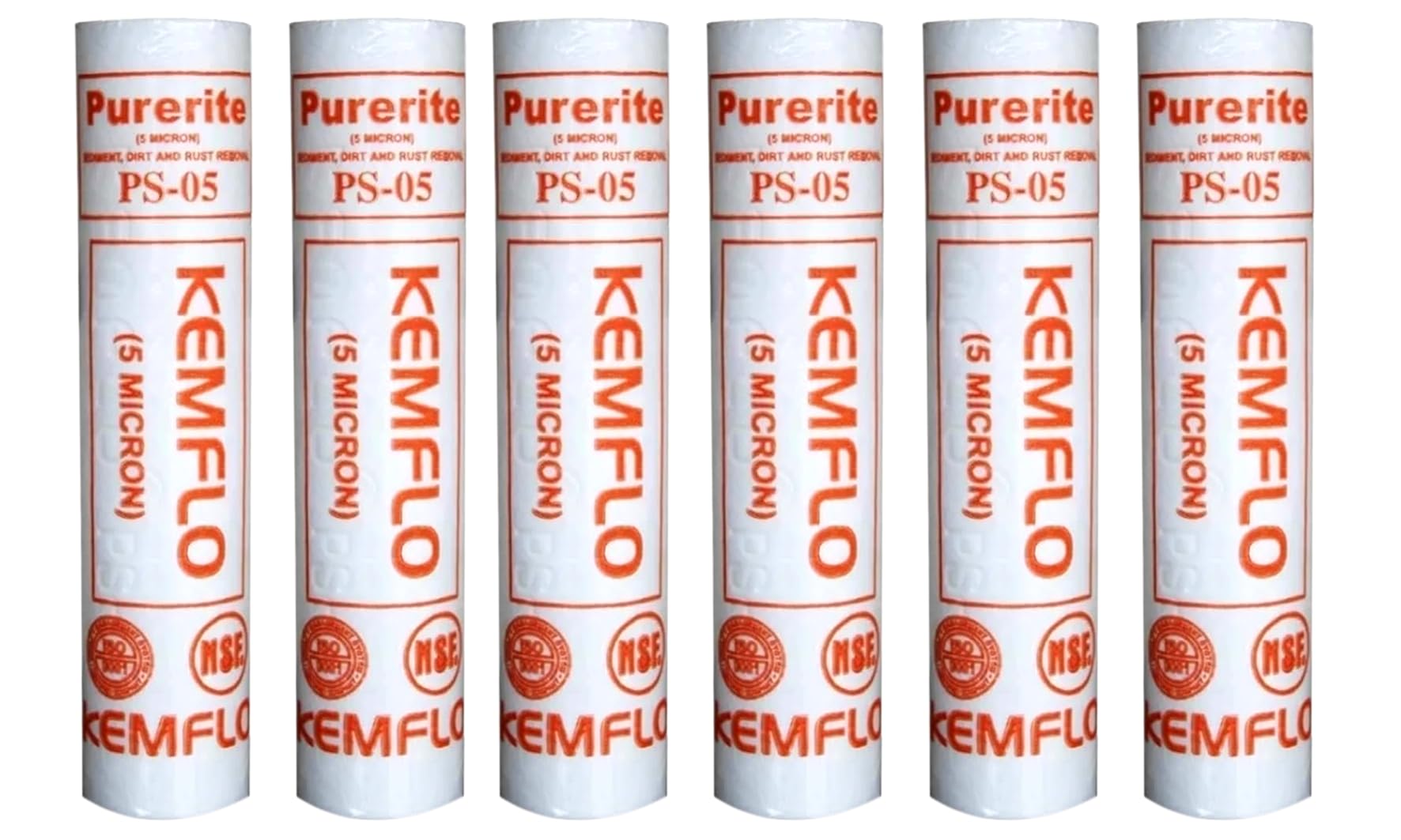 KEMFLOW 10 PP Spun Filter Cartridge Replacement Candle Suitable for All Type of RO Water Purifier. (Pack of 6) (B0CQ558SYC) Amazon Price History, Amazon Price Tracker