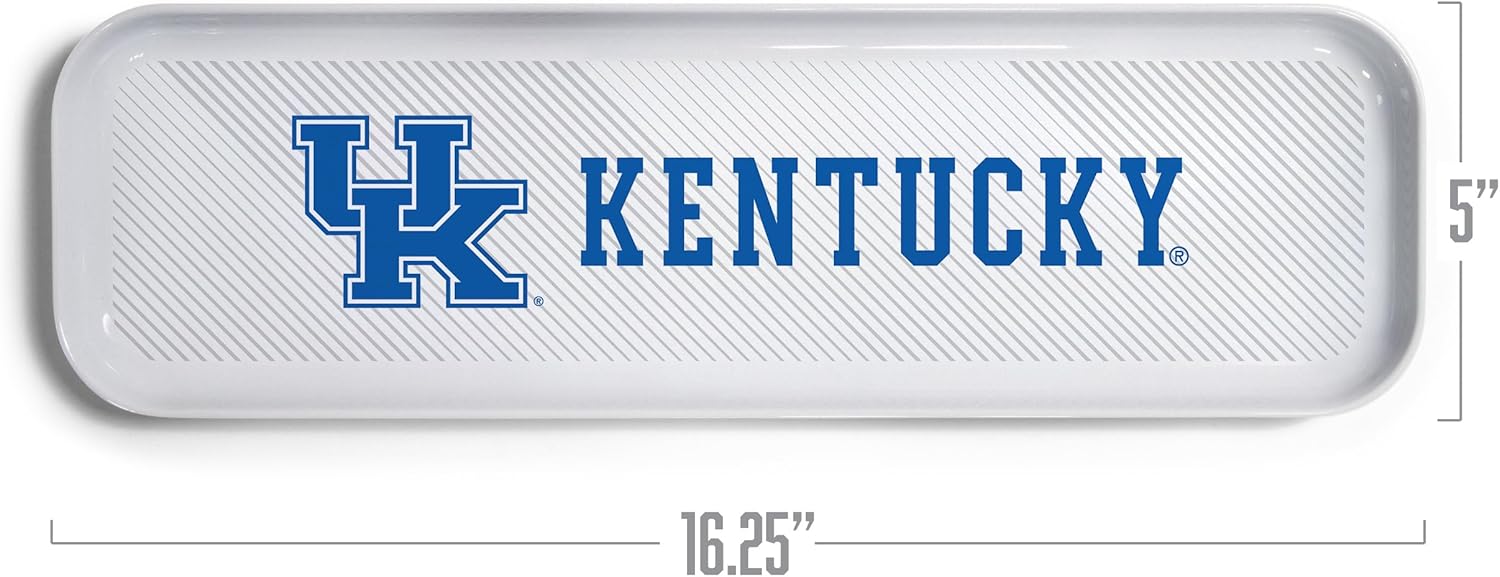 YouTheFan Officially-Licensed NCAA Snack Platter Platter - 100% Melamine, Dishwasher Safe, BPA Free - 16” x 5” - Fan Gift for Snacks, appetizers and Food