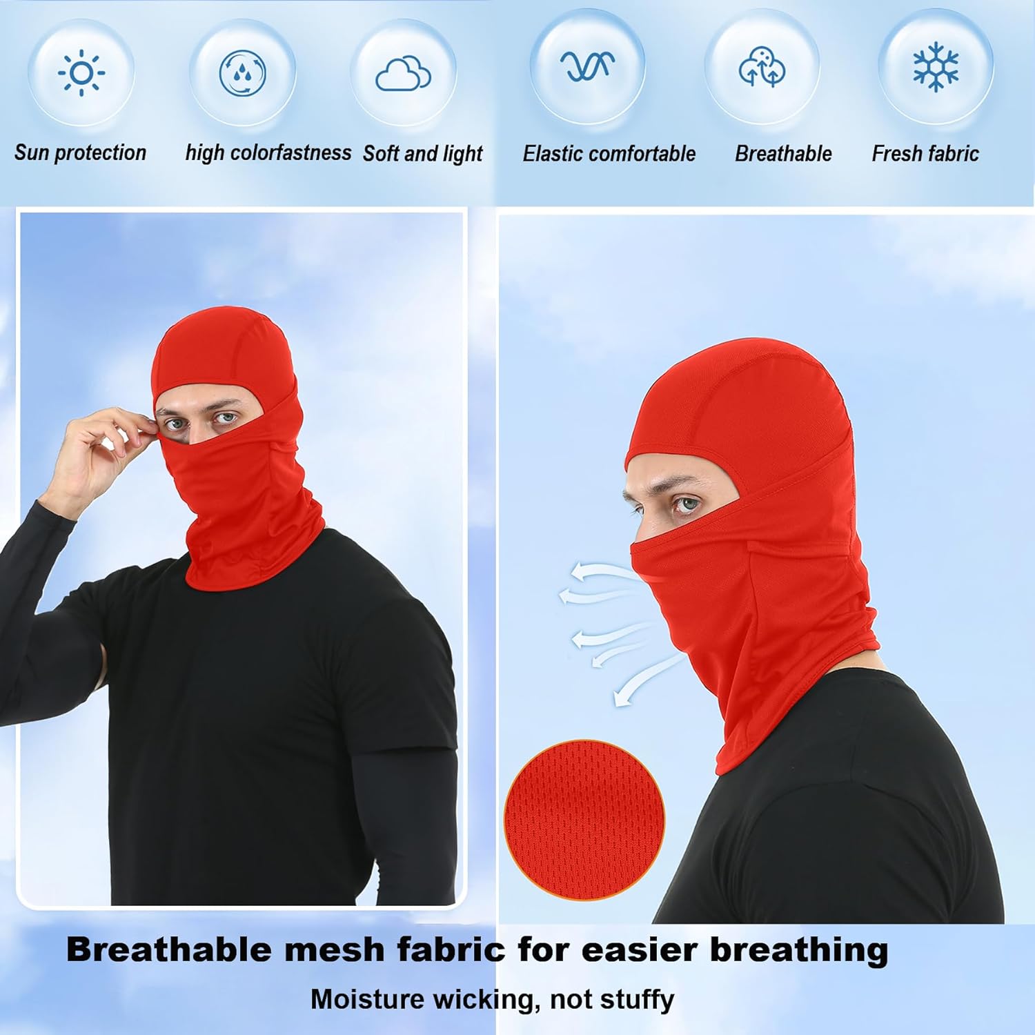 Dirt Bike Goggles ATV Off-Road Riding Motorcycle Motocross Glasses with Sun UV Protection Balaclava Full Face Cover - Image 3