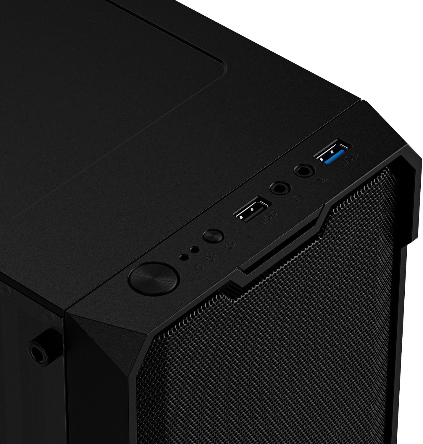 Micro ATX Case, MATX Case Mini PC ITX Desktop Computer Case Support ATX PSU/250mm GPU/140mm CPU Cooler/2x 12cm Fans and 1x 8cm Fan/1x 3.5’’HDD or 2X 2.5’’SSD/USB 3.0 Port