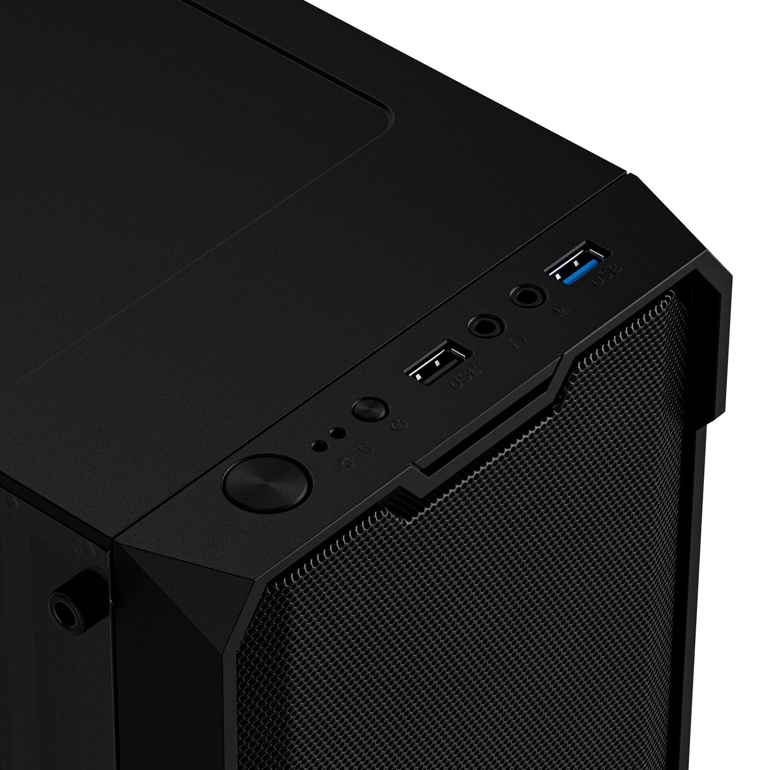 Obudowa Micro ATX, obudowa MATX Mini PC ITX obudowa komputera stacjonarnego obsługuje zasilacz ATX / 250 mm GPU / 140 mm chłodziarka procesora/2 x wentylatory 12 cm i 1 x wentylator 8 cm/1 x dysk
