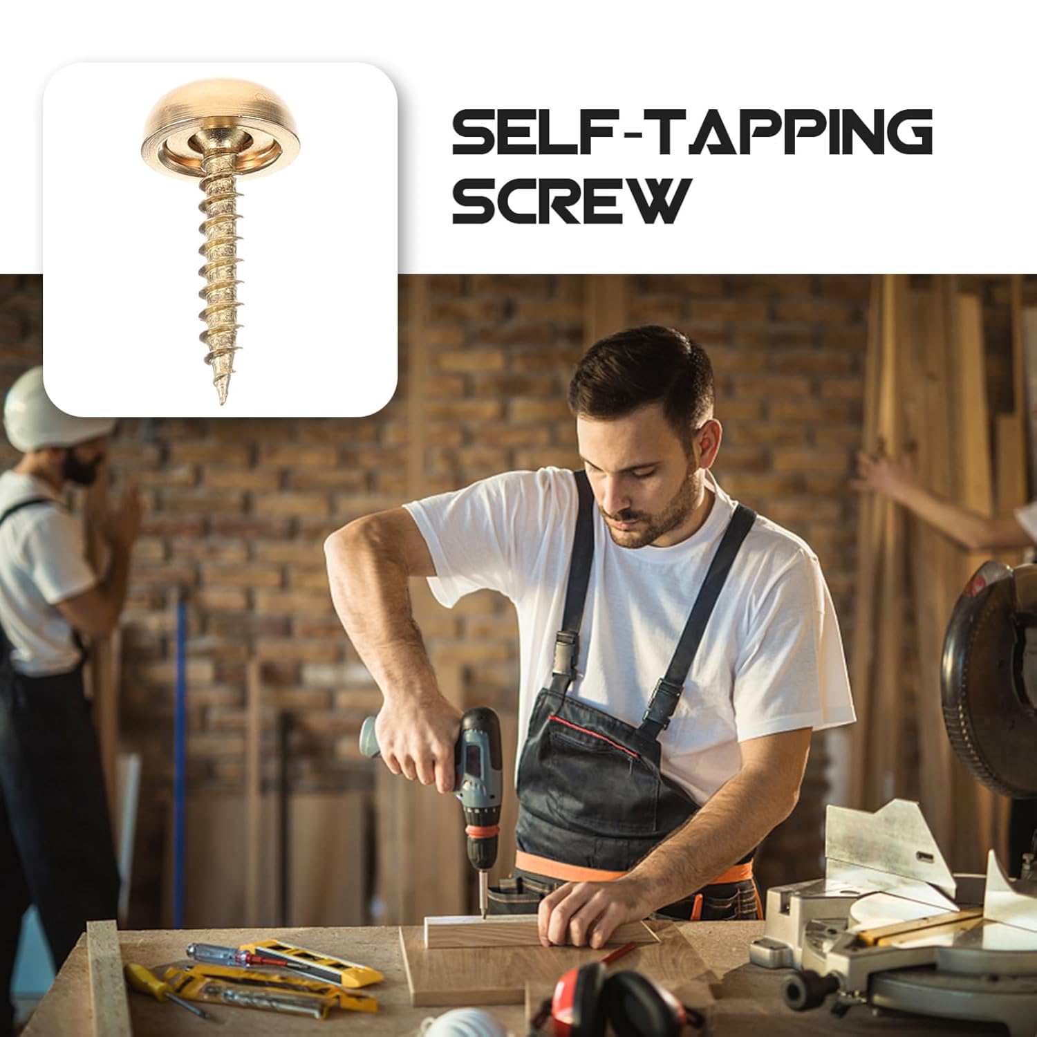 8pcs Mirror Screws Decorative Caps Brass Screw Covers Caps for Wood Furniture Decoration