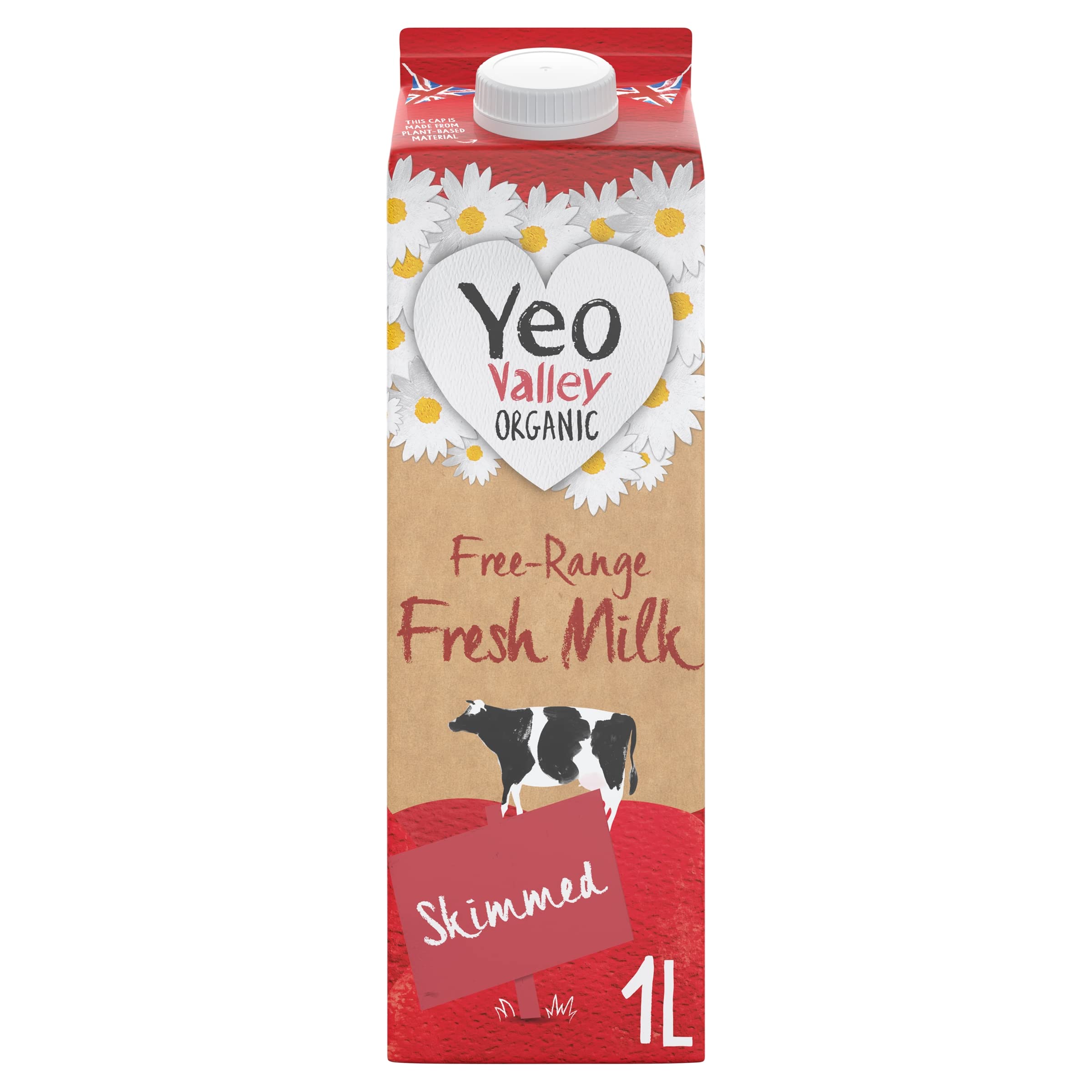 Yeo ValleyFresh Organic Skimmed Milk 1L