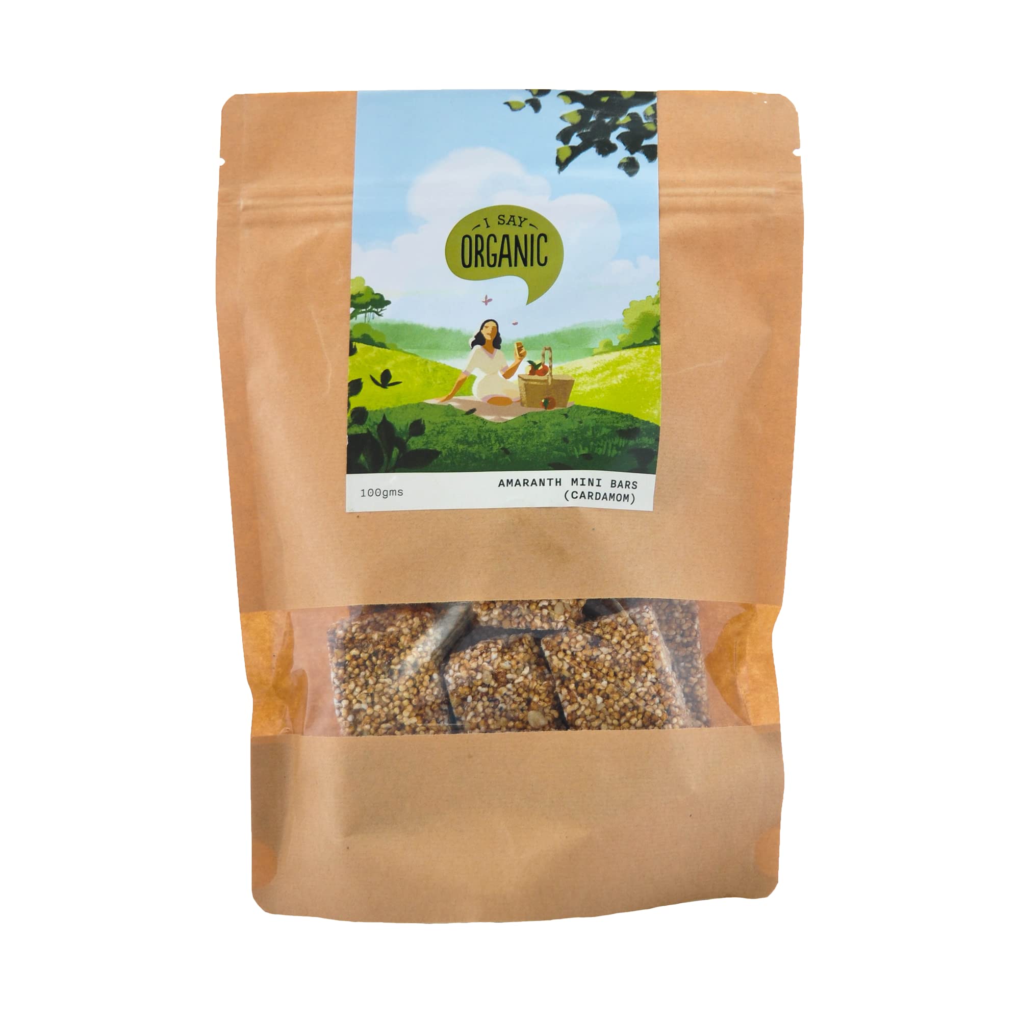 I Say Organic Amaranth Mini Bars (Cardamom Flavour) | Delicious & Healthy Breakfast, Gluten Free | 100 G ( Pack of 3 ) (B0C62C2BP3) Amazon Price History, Amazon Price Tracker