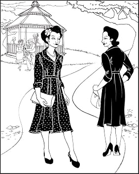 Folkwear #247 Lindy Shirtdress 1940s Dress Frock Sewing Pattern Pattern Only folkwear247