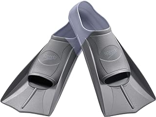 Speedo Unisex-Adult Swim Training Fins Rubber Short Blade