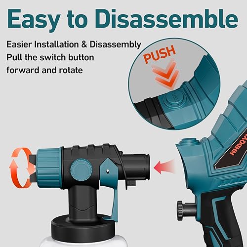 Miniatura 3 de Pistola de pintura para proyectos profesionales y de bricolaje