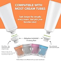 Vista 4 de Eli & Ali Tush Swiper - Crema para dermatitis de pañales y aplicador de pasta de glúteos, ajuste universal para la mayoría de cremas de pañales