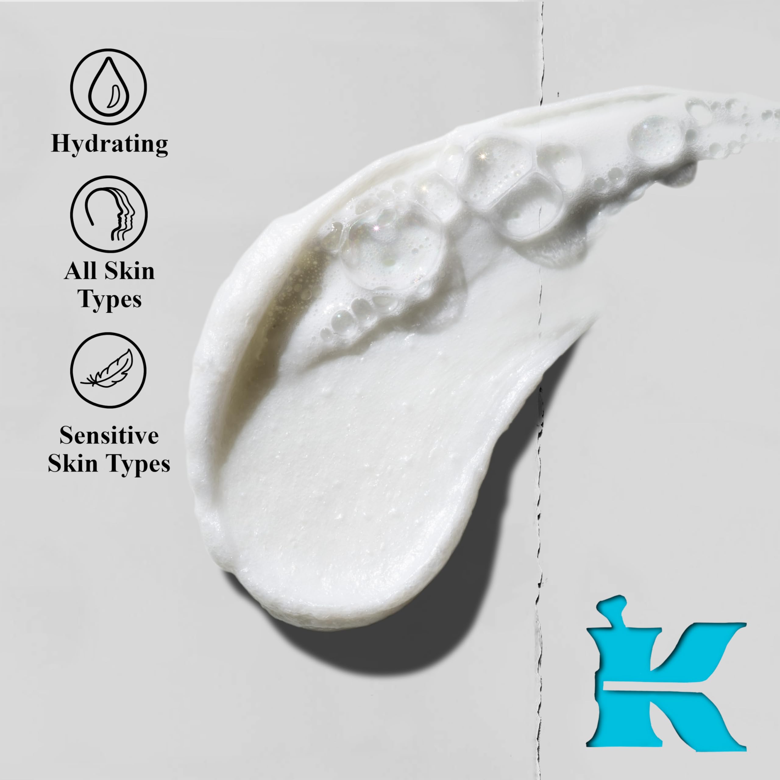Kiehl's Ultra Barrier Cleanser, Hydrating Cream-to-Foam Face Wash and Removes All Makeup, 150ml, Multicolor, 1 ml (Pack of 1) - Image 2