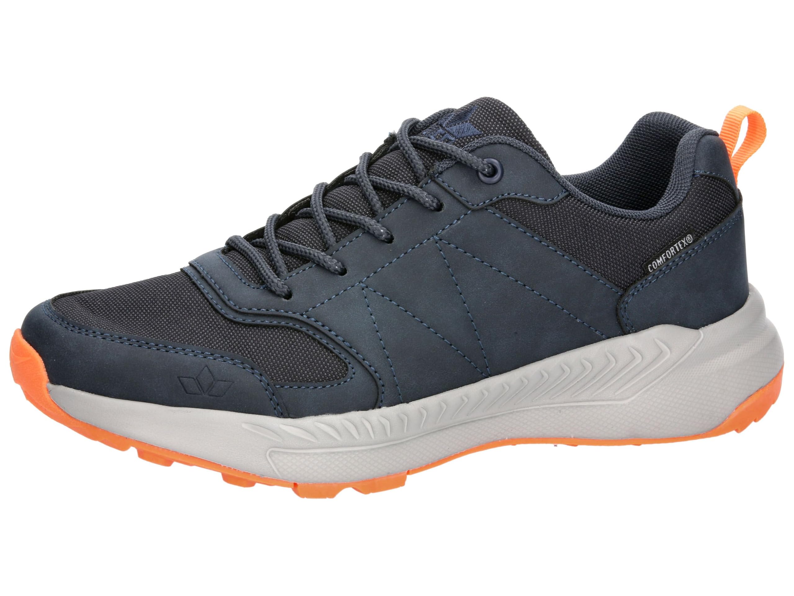 Lico Men's Howard Trekking Shoes, Navy/Orange, 43 EU, Navy Orange, 9.5 UK