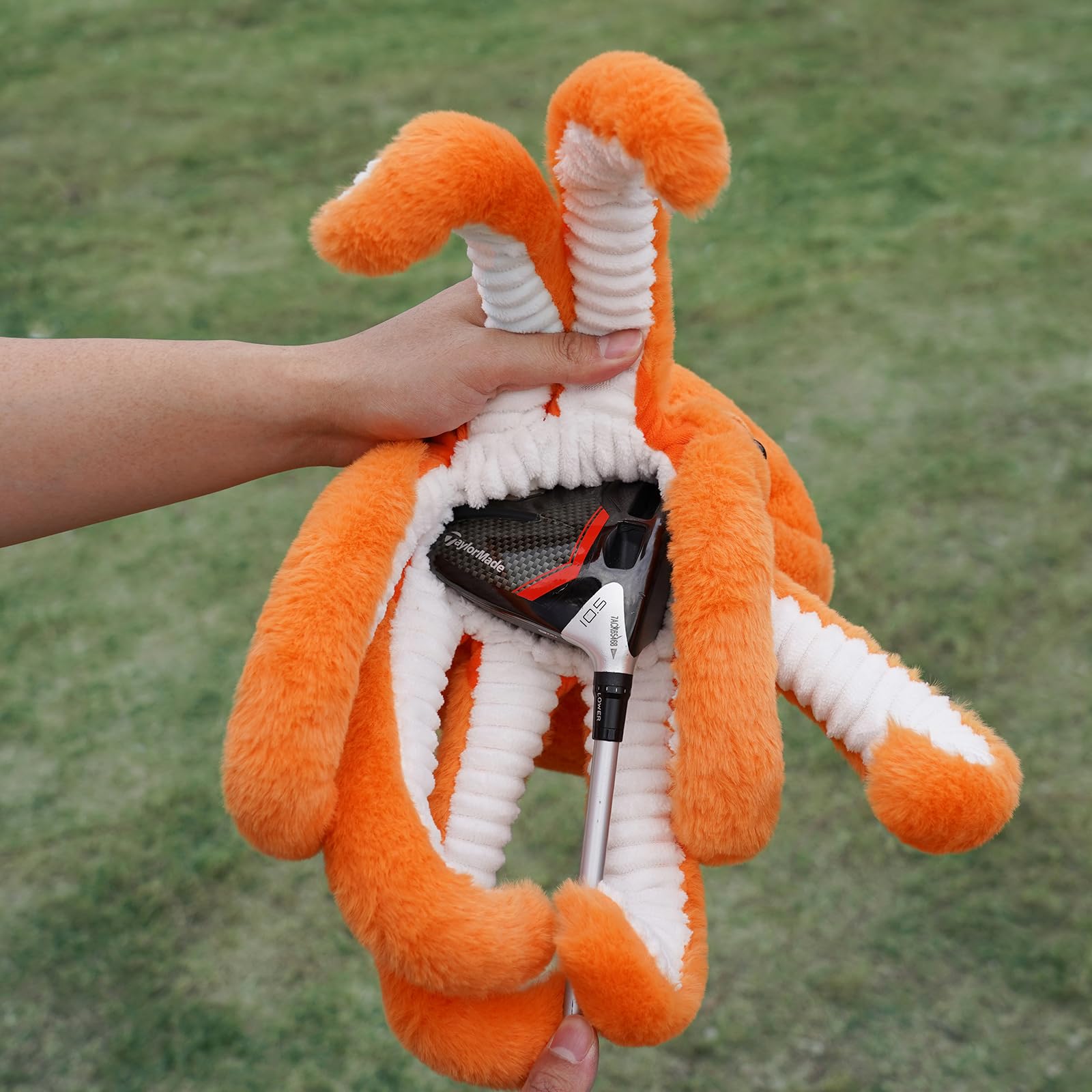 mytag Funny Golf Club Head Covers, Plush Driver Headcover Octopus, Golf Gift for Men Women