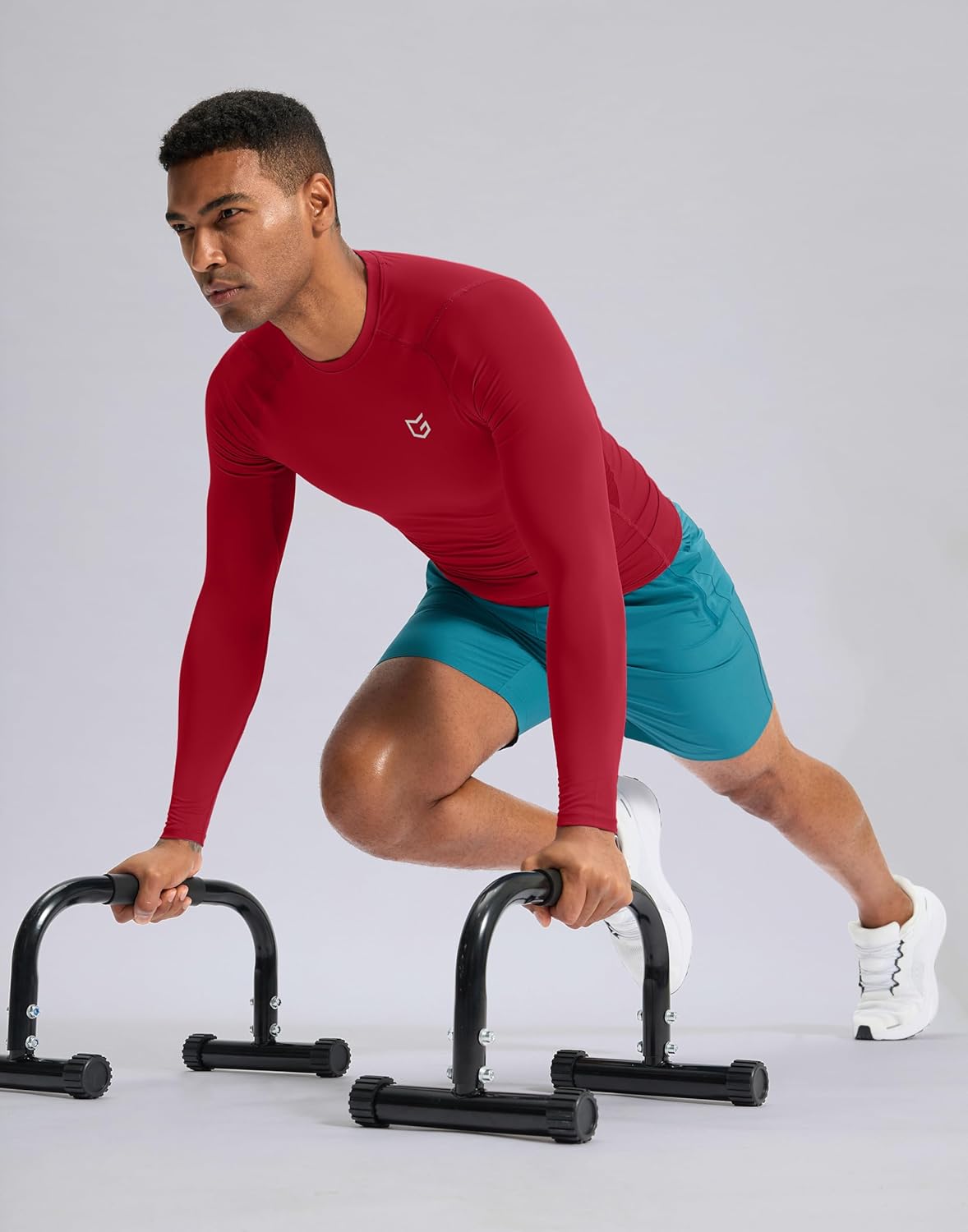 G Gradual Mens Compression Shirt Long Sleeve Moisture Wicking Running Gym Shirts for Men Athletic Workout Base Layer T-Shirt - Image 7