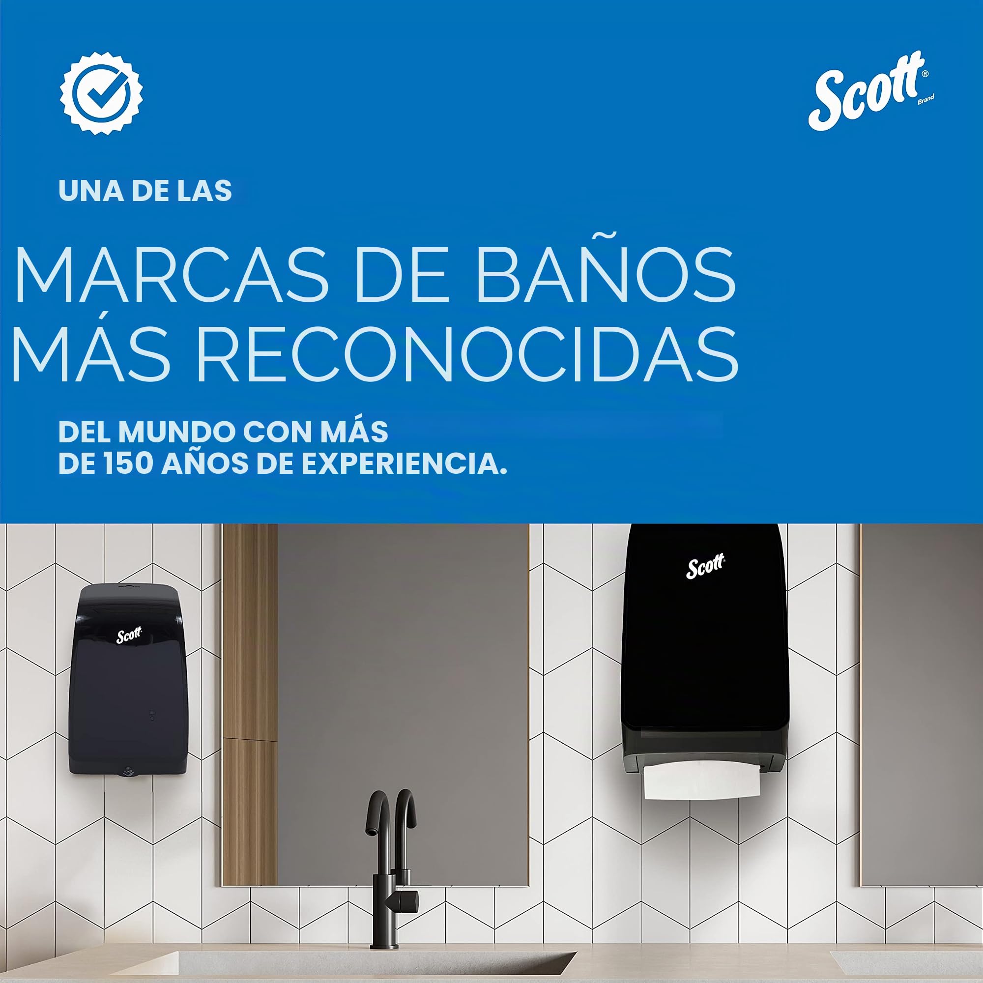 Scott® Toallas Secamanos Multiplegados 3749, Papel secamanos blanco de 1 capa, con Papel certificado FSC, 16 Paquetes x 250 toallas (4.000 total)