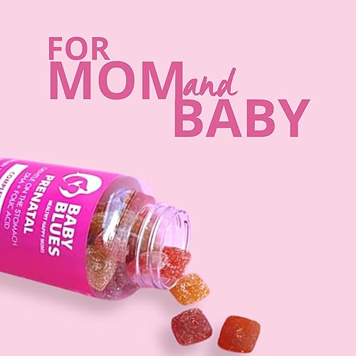 Miniatura 7 de Baby Blues Gomitas prenatales: multivitamínico completo con DHA + EPA Omega 3s